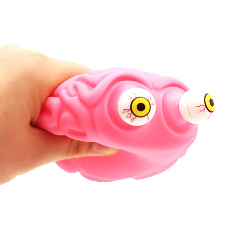 Anti Stress Flippy Brain Squishy Eye Popping Squeeze Fidget Toy Cool Stuff Kids ADHD Autism Anxiety Relief Toy for Kids Adult