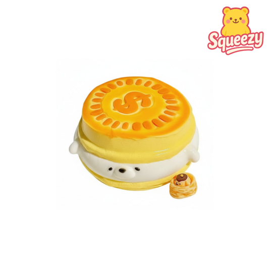 Big Yellow Cake Squishy Stress Relief Toy
