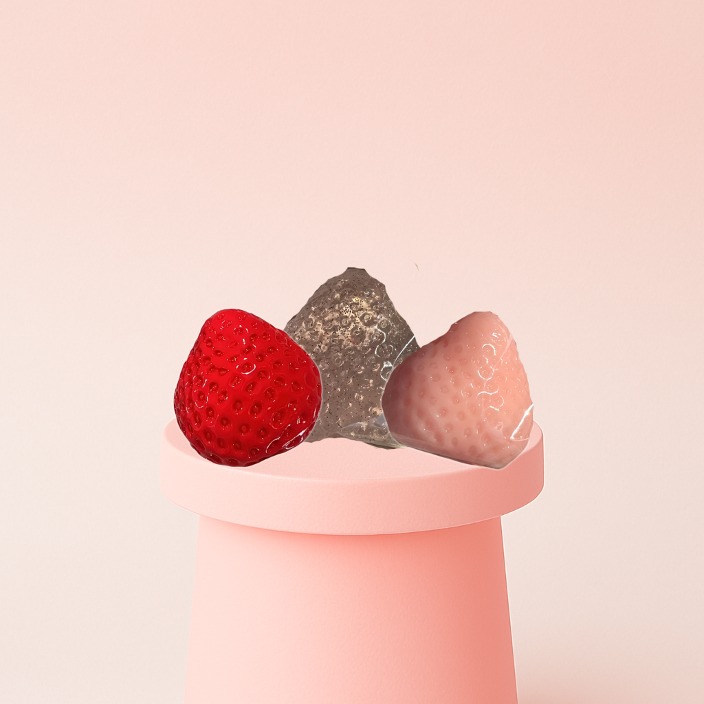 Big Strawberry Squishy Stress Relief Toy