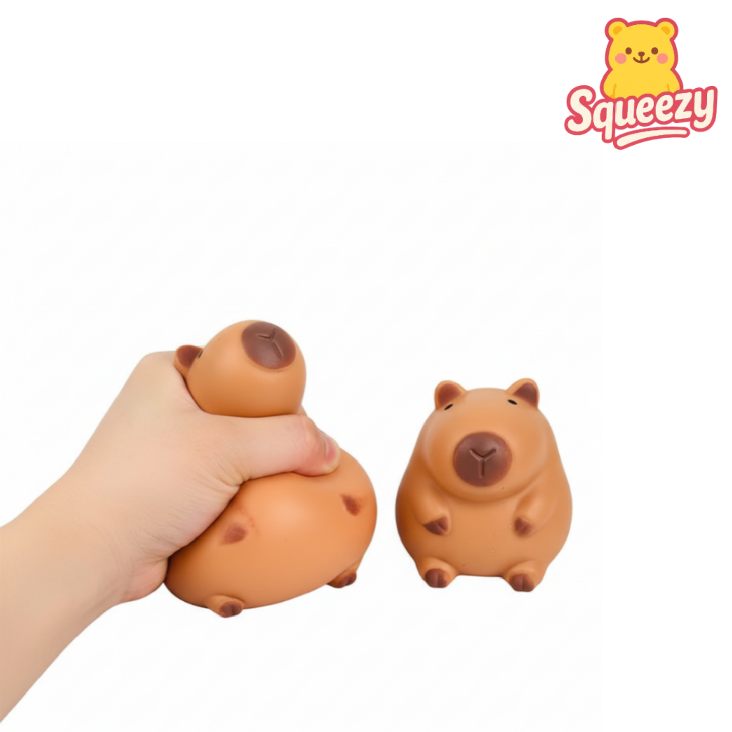 Cute Cartoon Capybara Mochi Stress Relief Toy