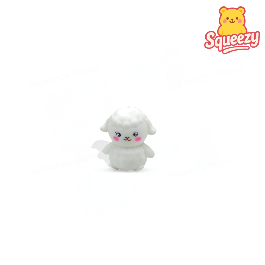 EVA Sheep Style 2 soft sheep-shaped stress relief toy made from durable EVA foam.