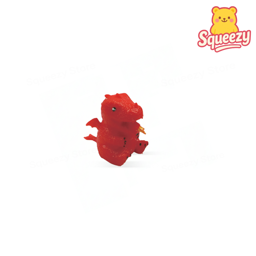 Red Flying Dragon soft flexible sensory stress relief toy.