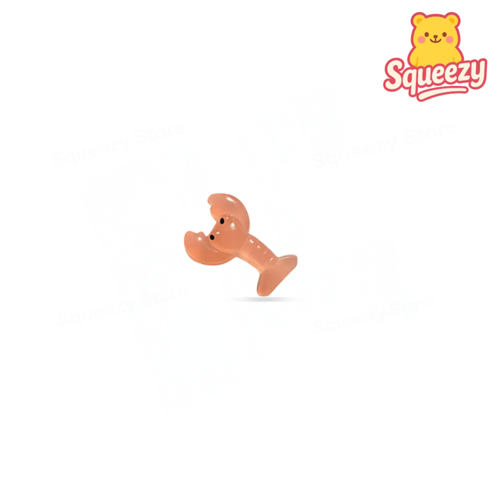 UV Color-Changing BBQ Squishy soft stress relief toy shaped like a duck.