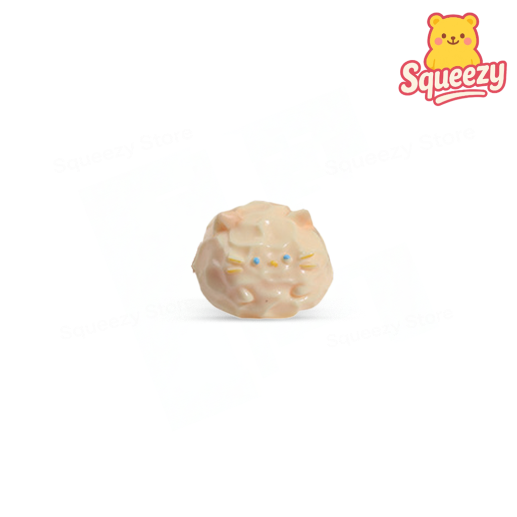 Yellow Creamy Pan Squishy — Yellow Creamy Pan Squishy mini super soft slow-rising sensory toy.