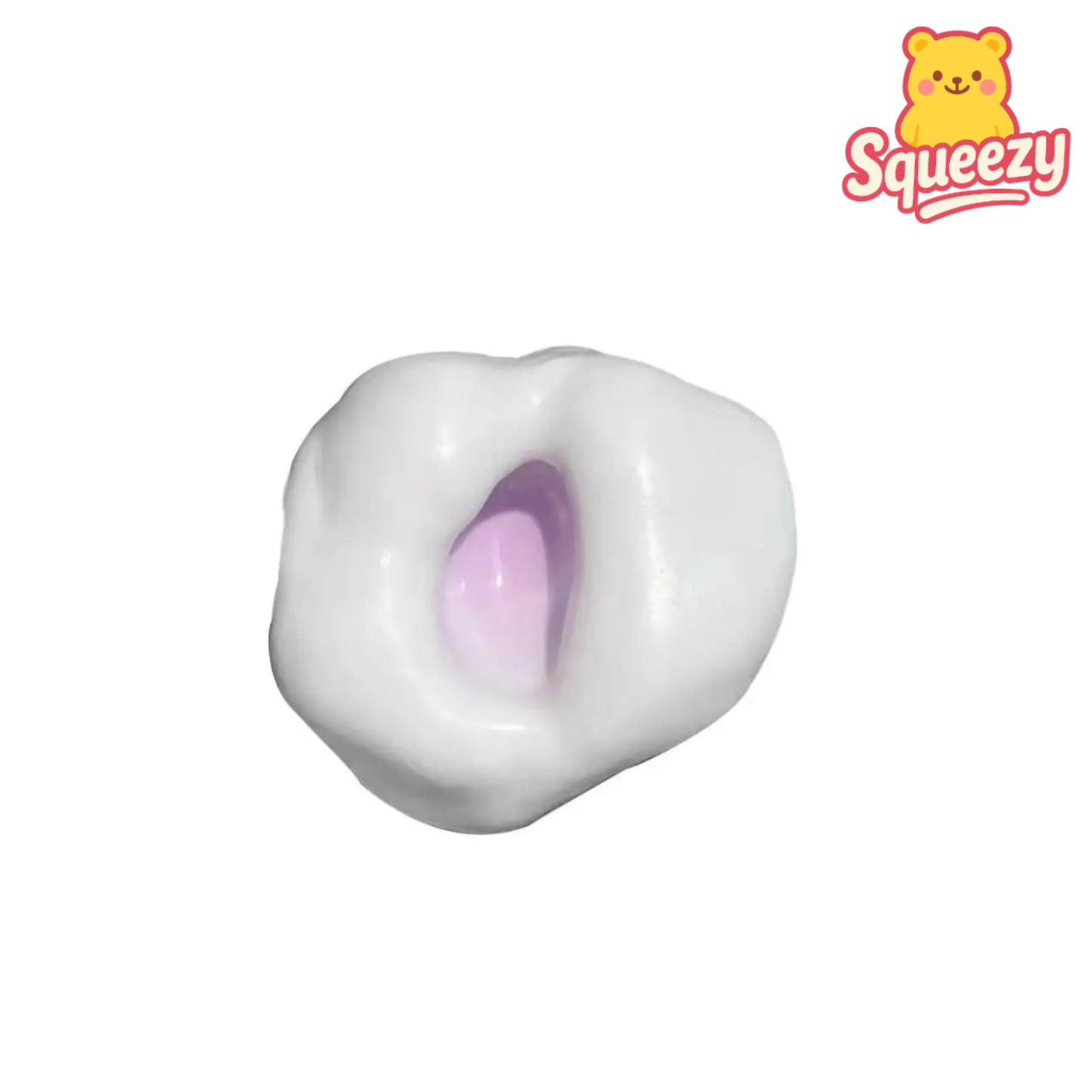purple Handmade Ball Squishy Stress Relief Toy