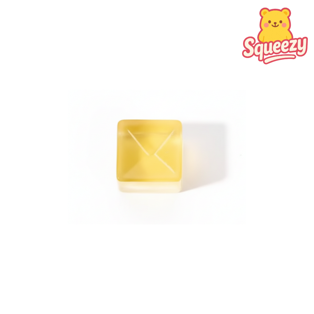 yellow Ice Squishy Stress Relief Toy