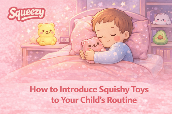 how to introduce squishy toy child routine