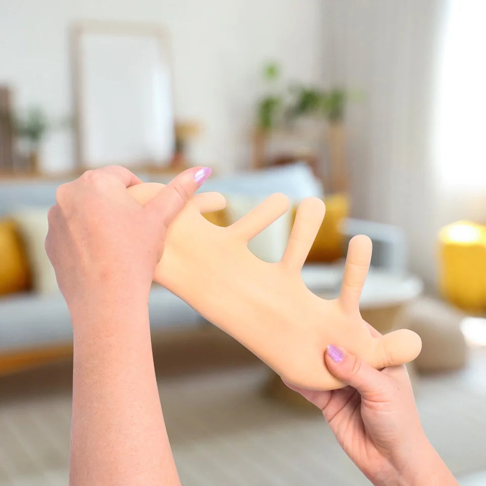 Squish Hands, 2 Pack Rubber Stress Balls, Toy for Children Ages 3+