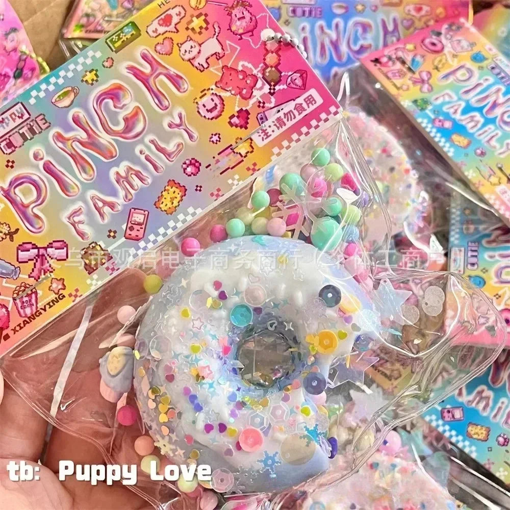 Squeeze Toys Pinching Cake Decompressing Toy Soft Sticky Stress Relief Relax Toys Slow Rebound Toy Stress Release Vent Toys