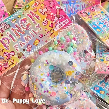 Squeeze Toys Pinching Cake Decompressing Toy Soft Sticky Stress Relief Relax Toys Slow Rebound Toy Stress Release Vent Toys