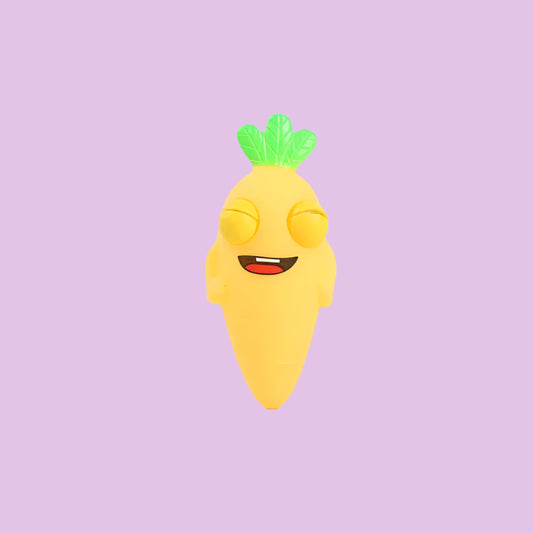 Creative Carrots Popping the Eyes Cute Fruit Squeezing Toys for Kids Silicon Decompression Stress Vent Explosive Squeeze Eye Toy