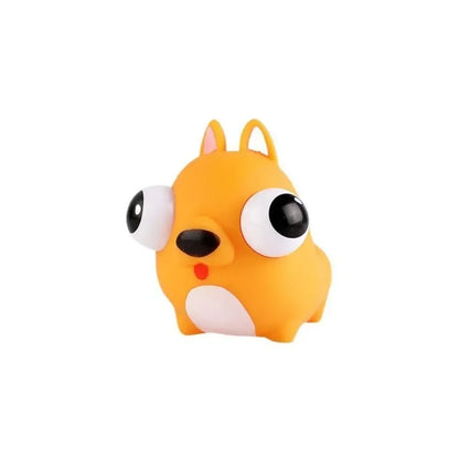 Yellow Brown Green Pop Eyes Toy New Plastic Silicone Stress Relief Squeeze Toy Pig Chicken Rabbit Cartoon Toy