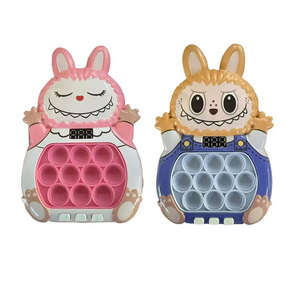 New Quick Push Game Pop up Fidget Bubble Electronic Pop It Pro Game Light Antistress Toys for Adult Kids Gift with Box