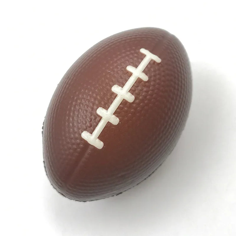 Relax with Our anti Stress Fidget Rugby Ball for Office and Kids Brown Pressure Release Bouncy Squeeze Stress Relief Toy