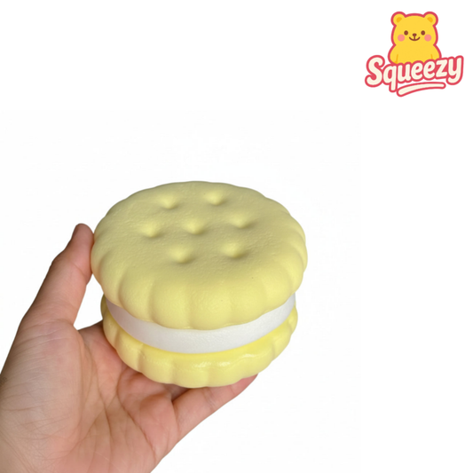 Yellow Cake Squeezy Toy Stress Relief