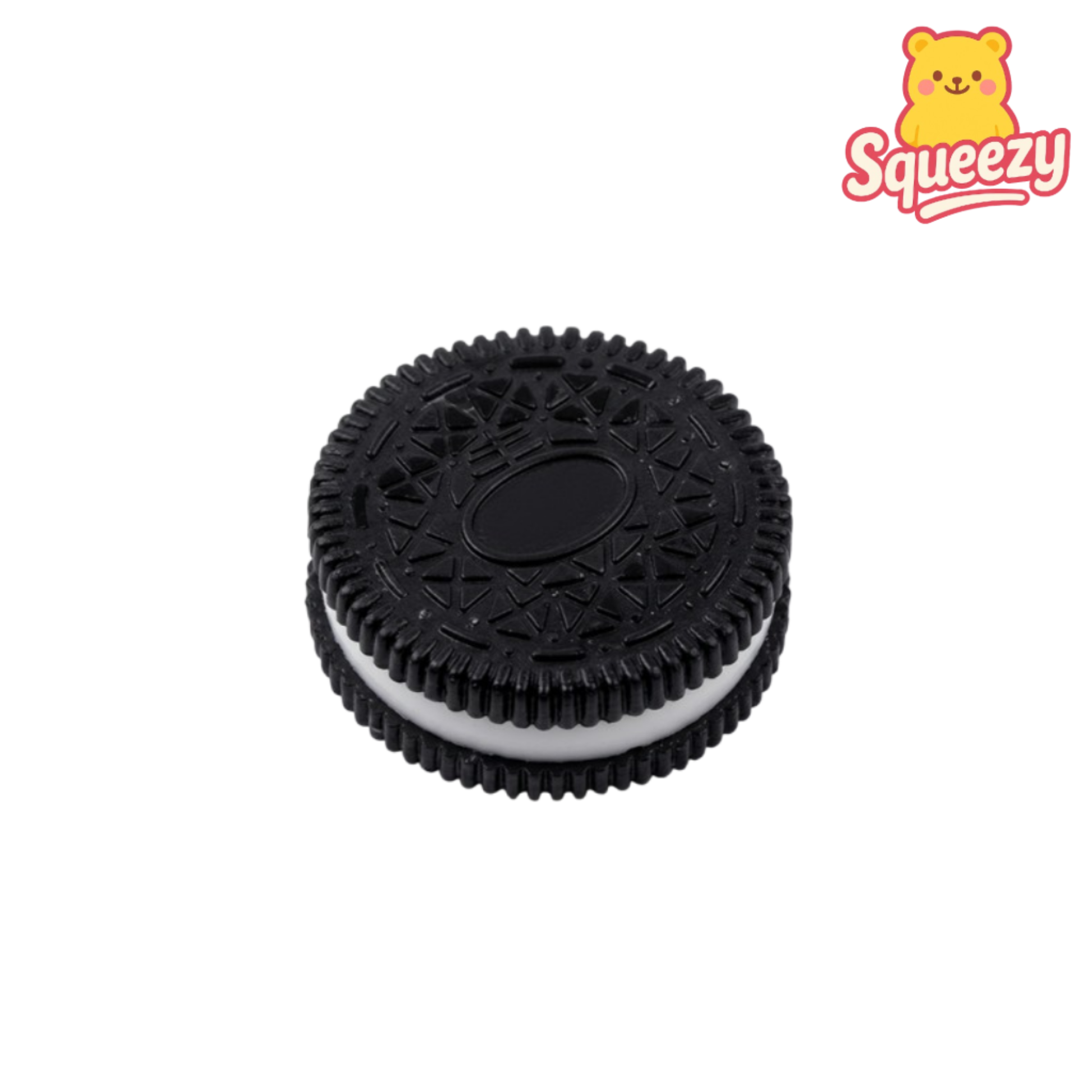 black cookie Squishy Stress Relief Toy