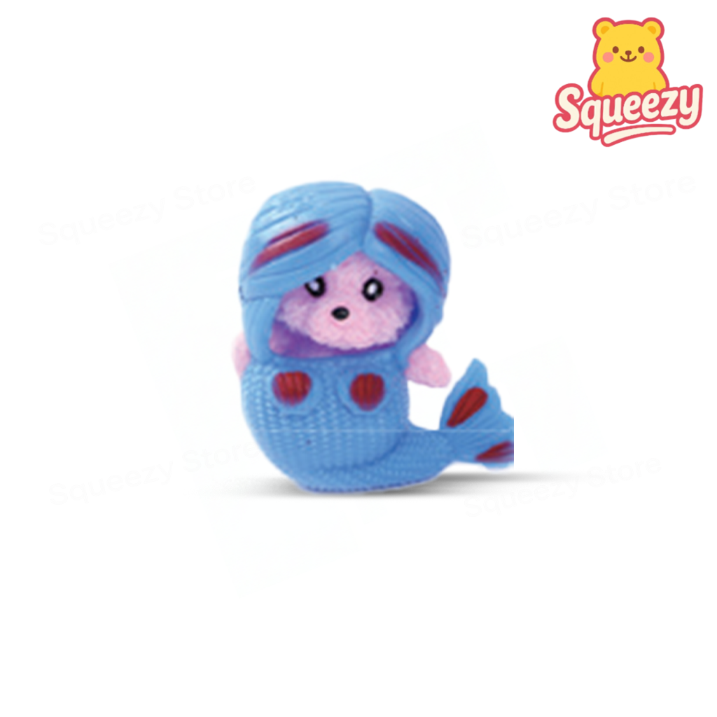 Blue Dinosaur Bear Squishy — Blue dinosaur costume bear squishy mini soft slow-rising sensory toy.