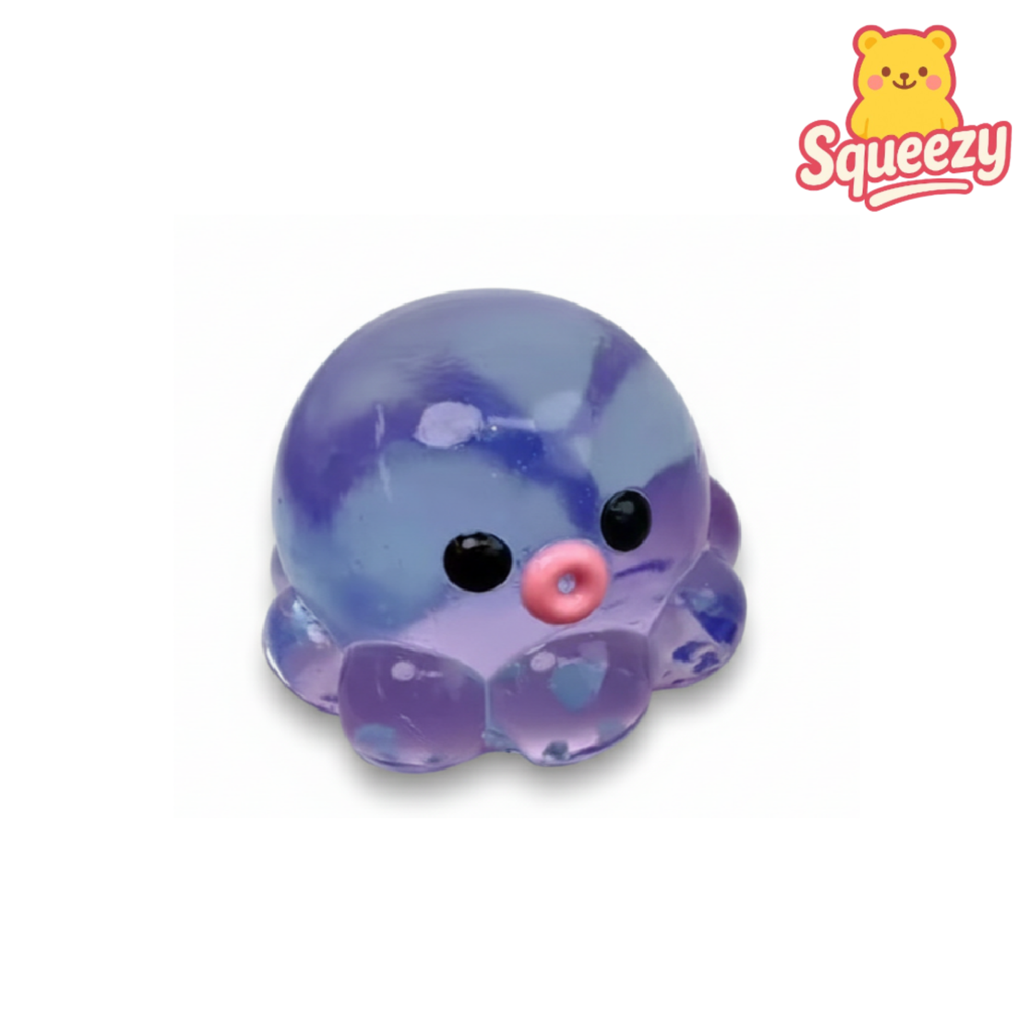 blue octopus Bubble Pop Squishy Stress Relief Toy