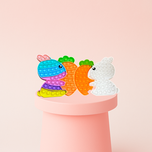 Bunny Rabbit Carrot Squishy Stress Relief Toy