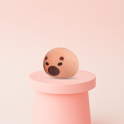 Capybara Anti-Stress Ball collection featuring round capybara stress relief balls.