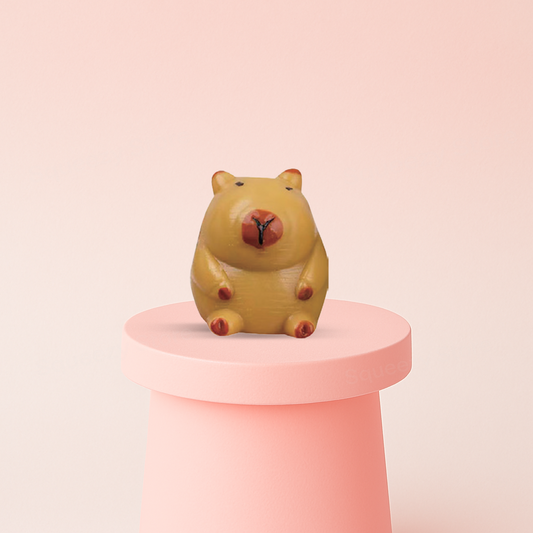 Capybara Squishies collection featuring cute mini capybara slow-rising stress relief toys.