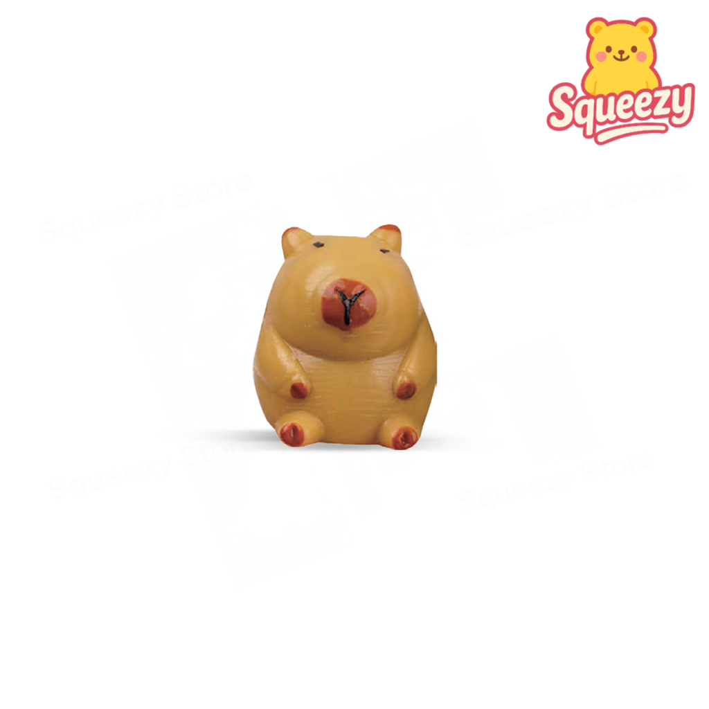 Capybara Squishy super soft slow-rising stress relief toy made from premium PU foam.