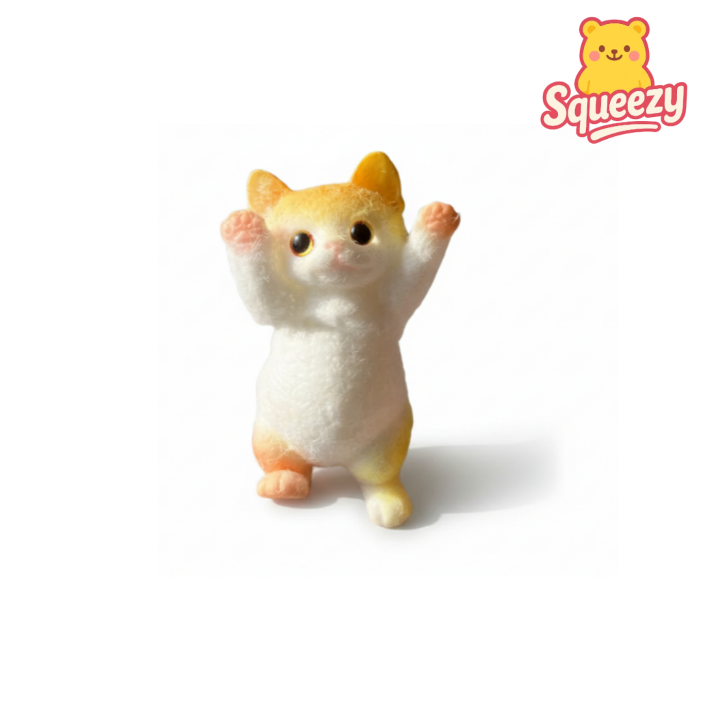 yellow Cat Squishy Stress Toy