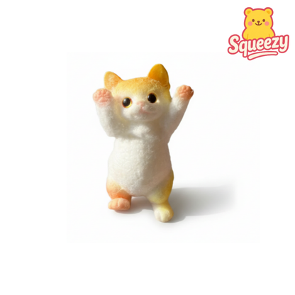 yellow Cat Squishy Stress Toy
