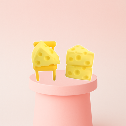 Sticky Cheese Squishy Stress Relief Toy