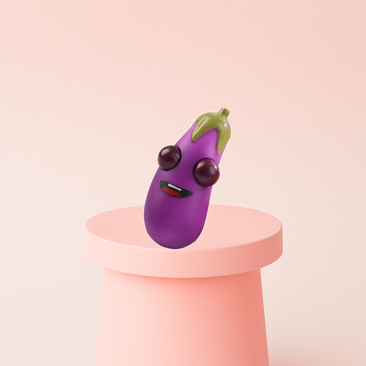 Eggplant Squishy Stress Relief Toy