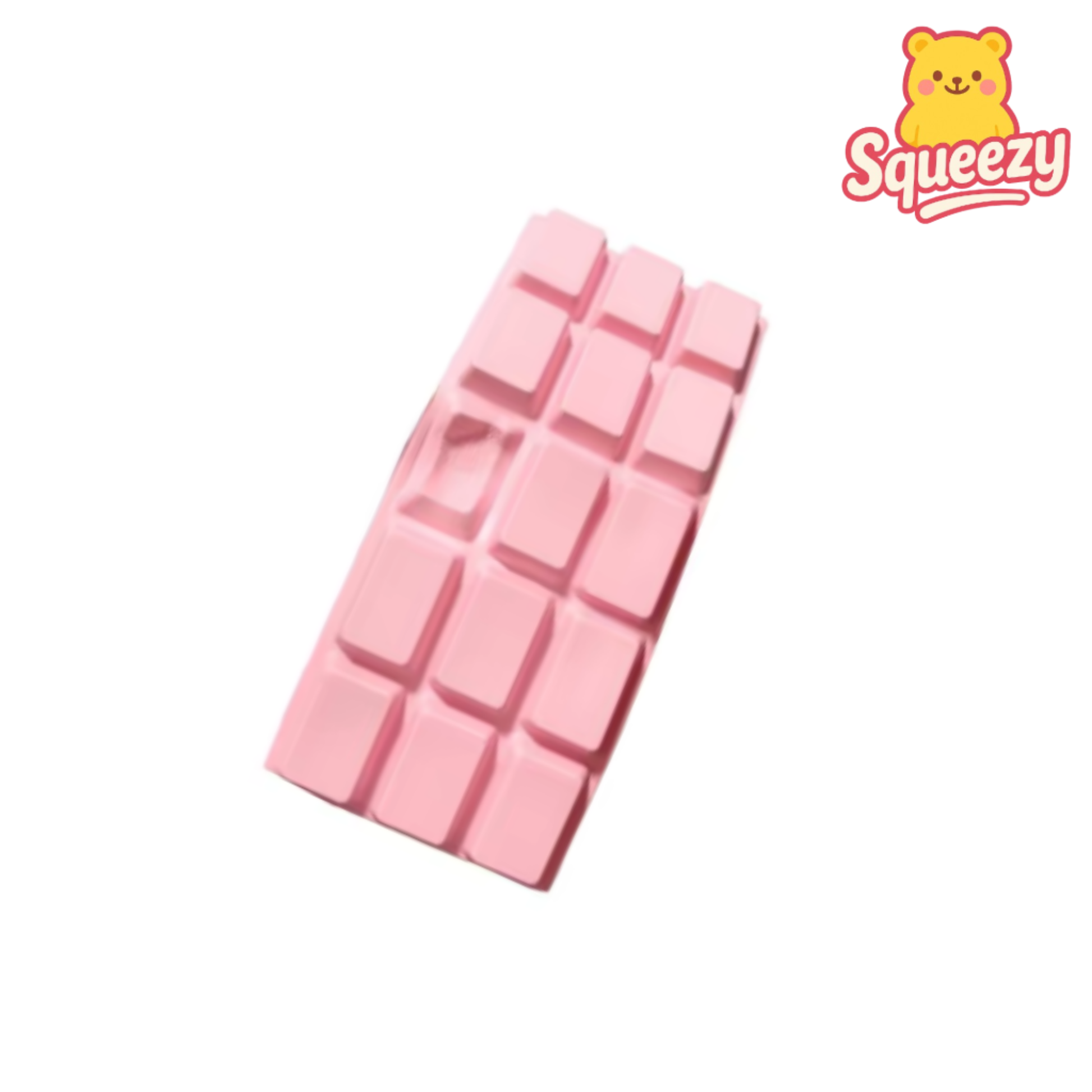 pink Chocolate Bar Squishy Stress Toy