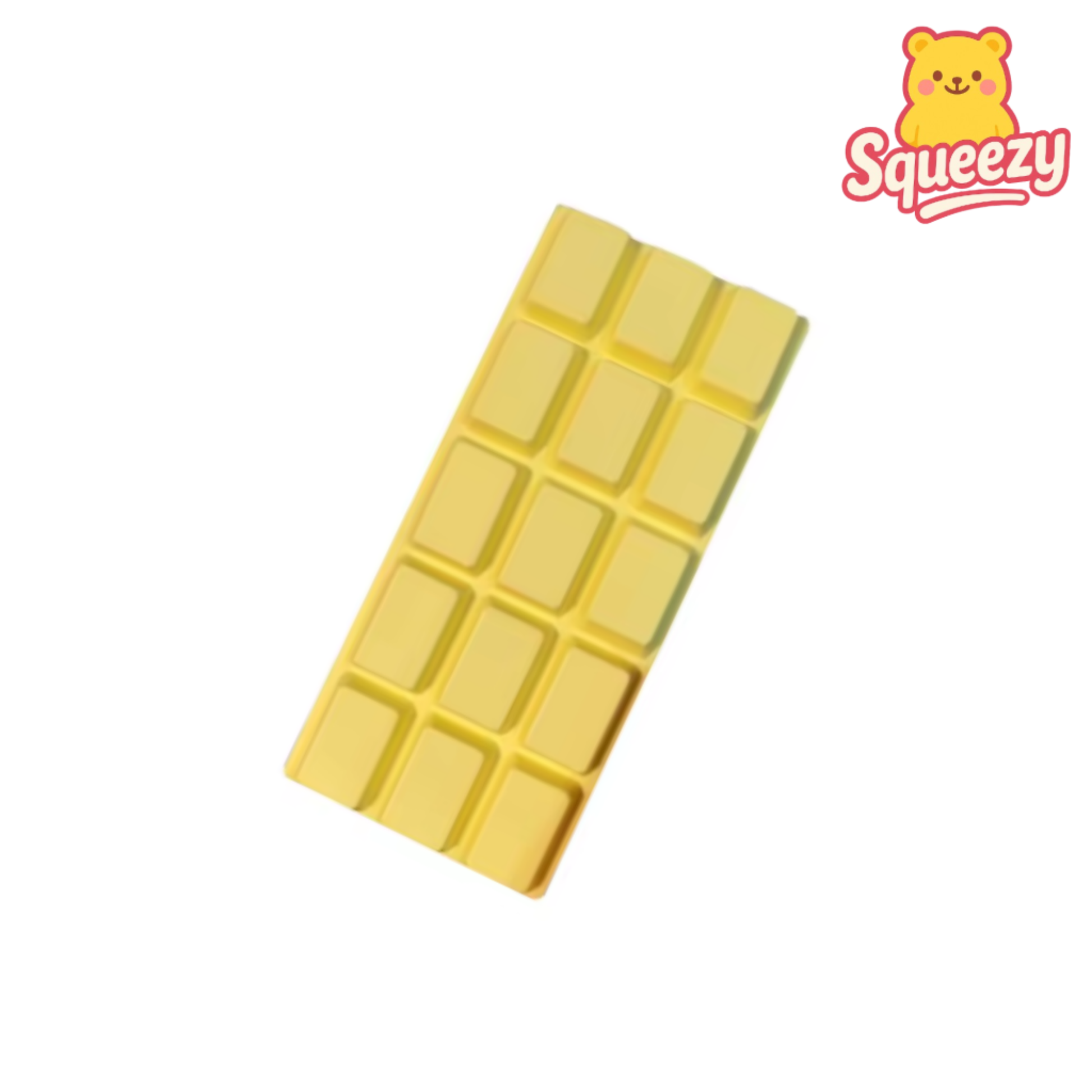 yellow Chocolate Bar Squishy Stress Toy