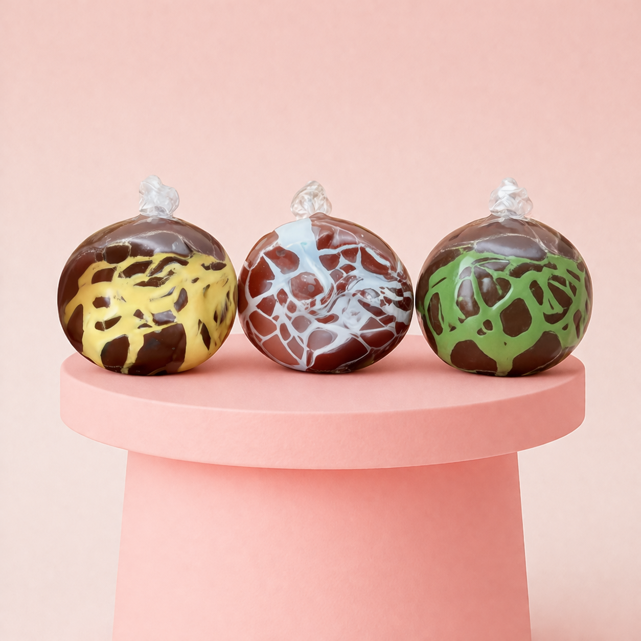 Crunchy Chocolate squishy Handmade Ball