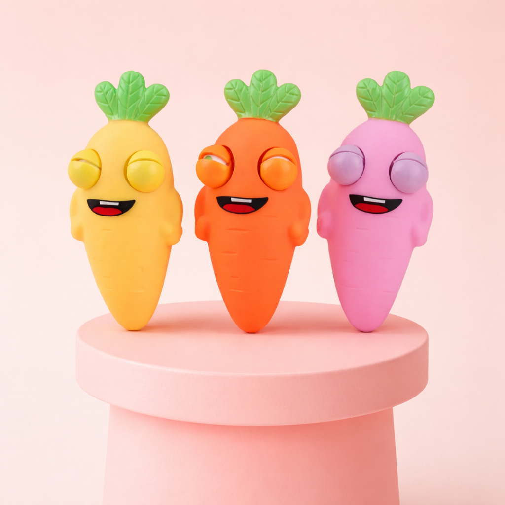 Carrots Pop eye Squishy