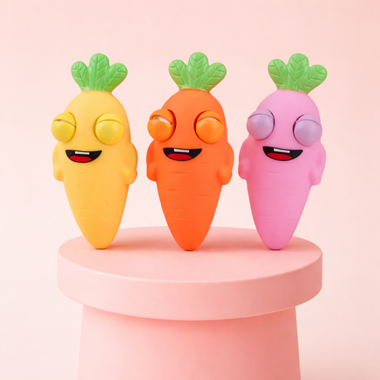 Carrots Pop eye Squishy