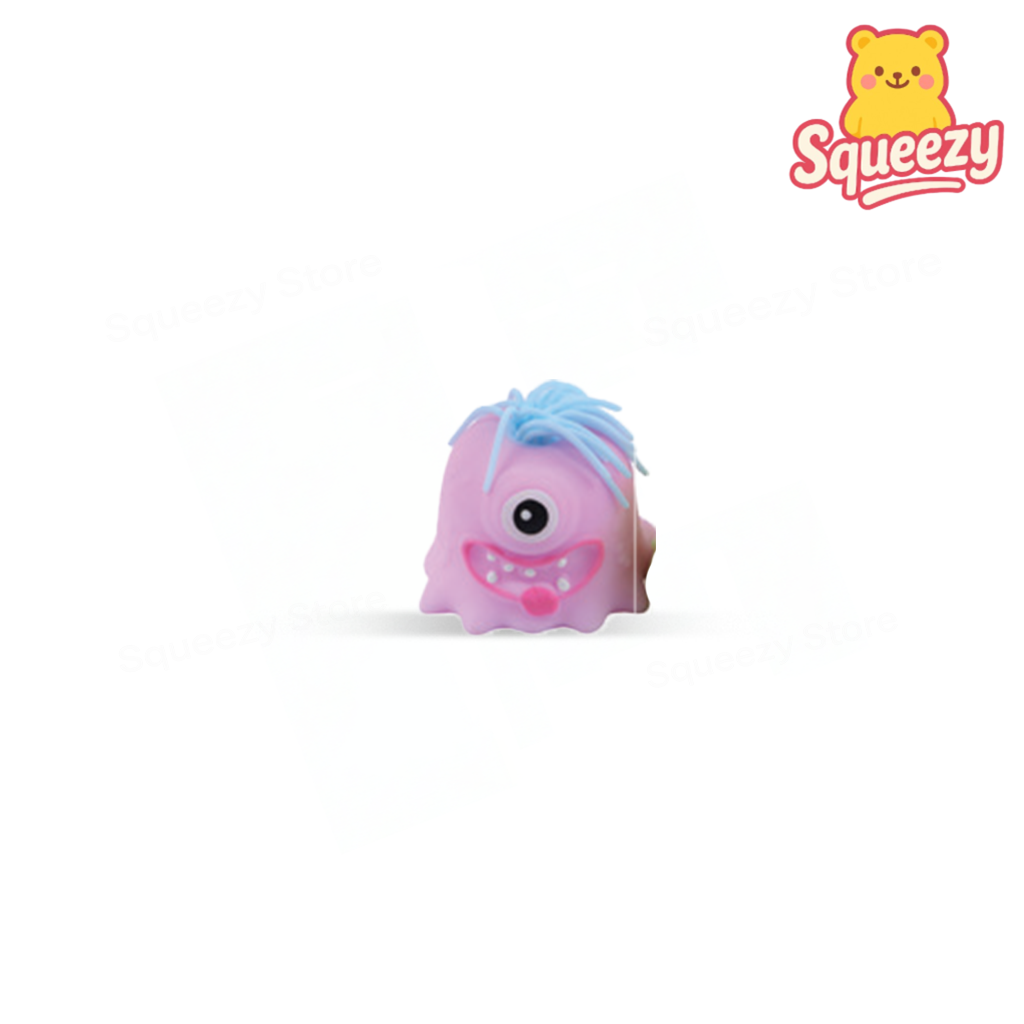 Purple EVA Monster soft stress relief toy with playful monster design.
