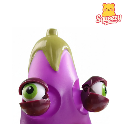 Eggplant pop&eye Stress Relief Toy