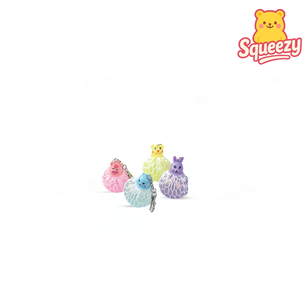 Fun Animal Mesh Ball Cute Animal Stress Relief Toy