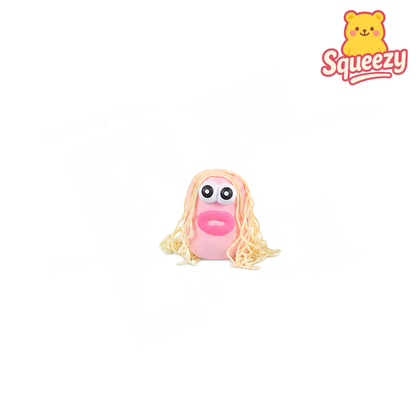 Pink  Funny Character Squishy soft slow-rising sensory toy.