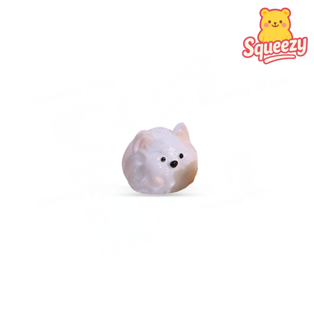 Gray Creamy Pan Squishy — Gray Creamy Pan Squishy mini super soft slow-rising stress relief toy.