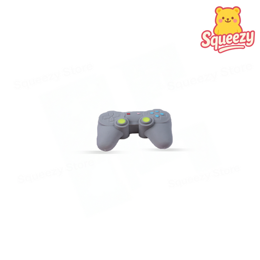 Gray Gamepad — Gray EVA Gamepad soft gaming controller stress relief toy.