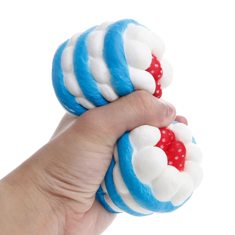 Jumbo Strawberry Cake Squishy Stress Toy