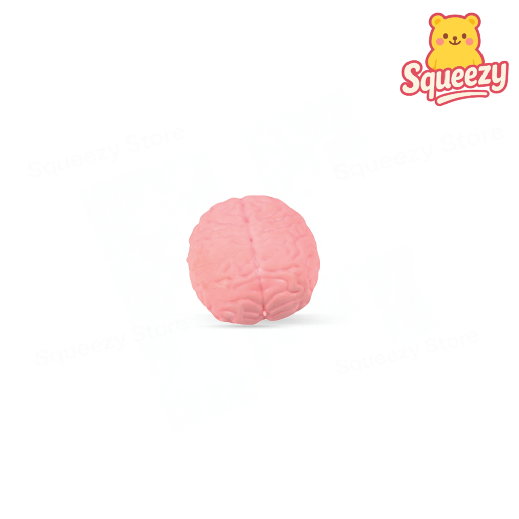 Huge Size EVA Brain giant pink soft stress relief toy made from durable EVA foam.
