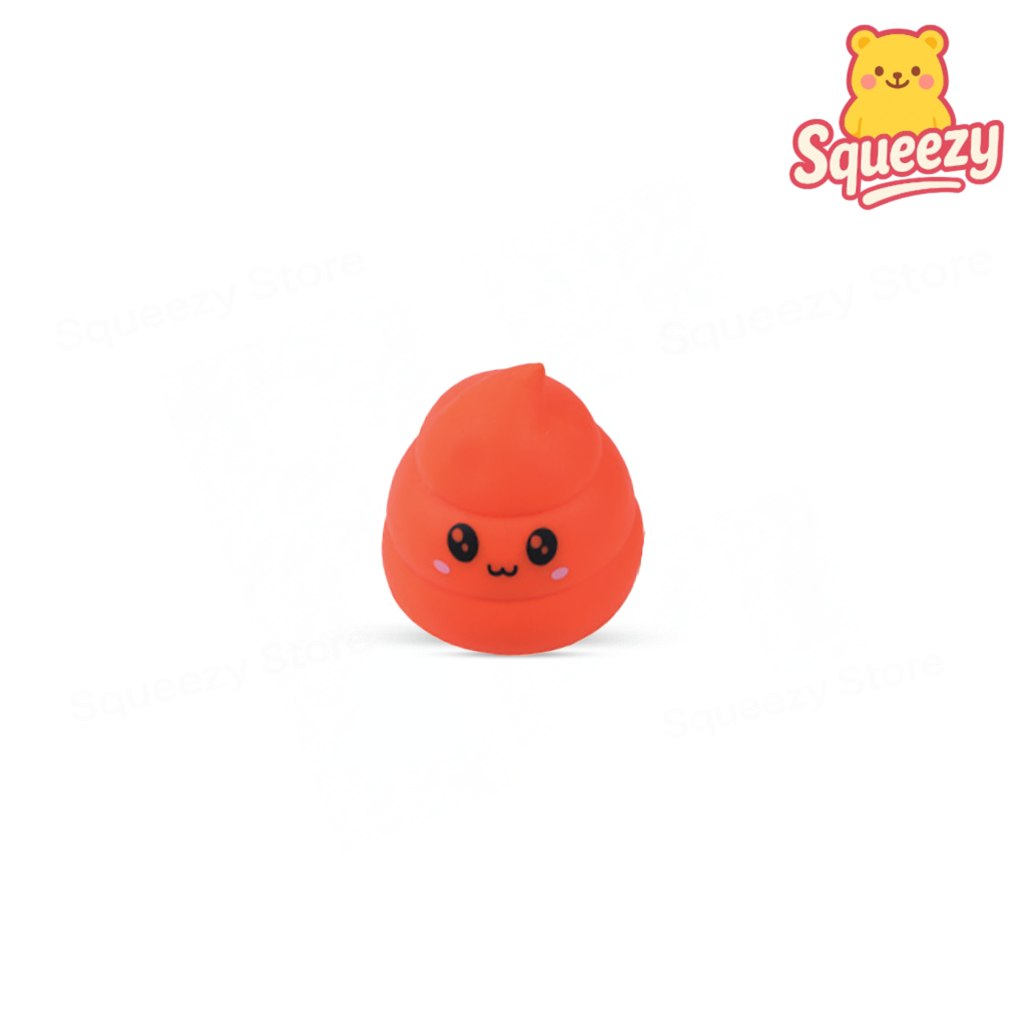 Huge Size EVA Poo giant soft novelty stress relief toy with cute smiling face.