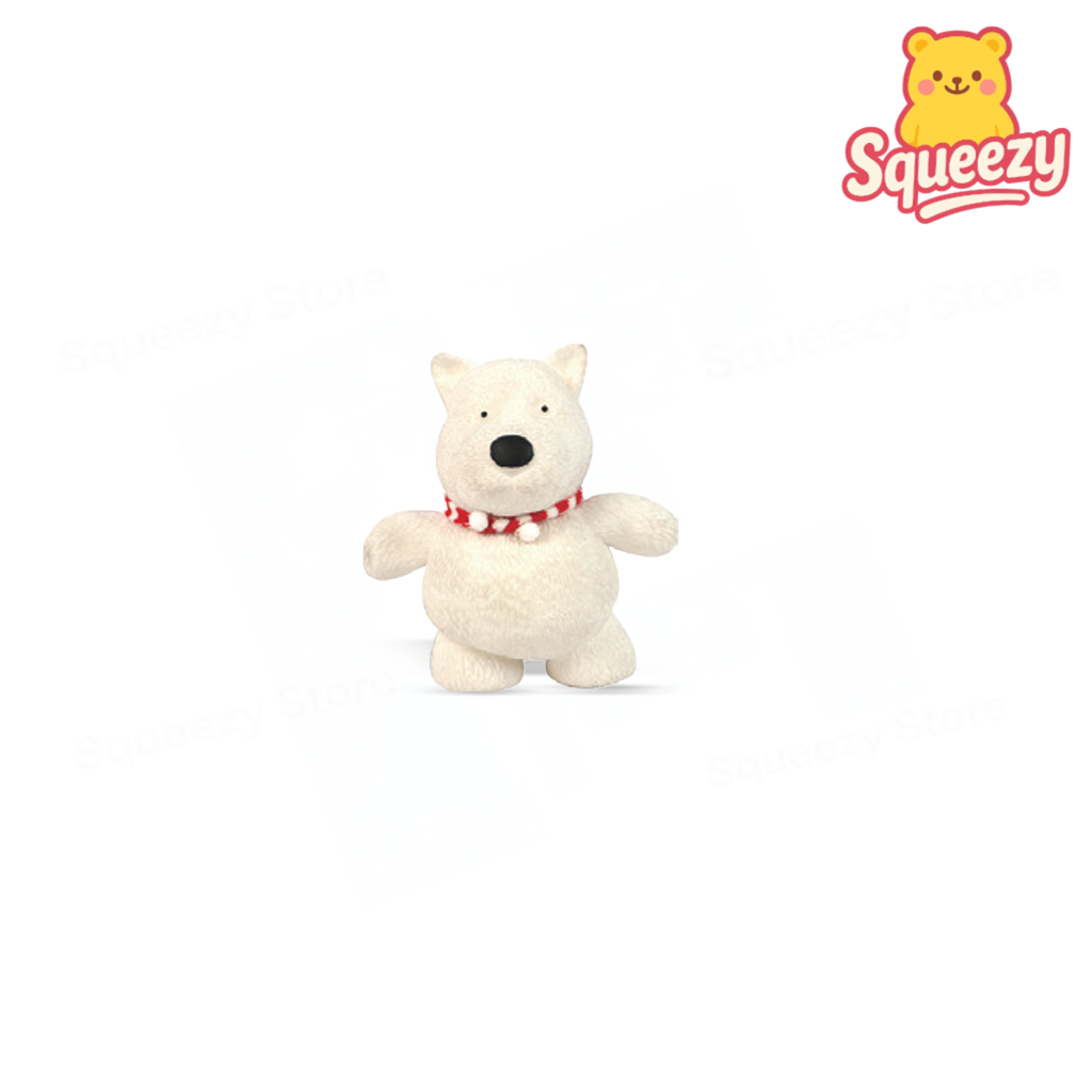 Huge Size EVA West Highland Dog white soft stress relief toy made from durable EVA foam.