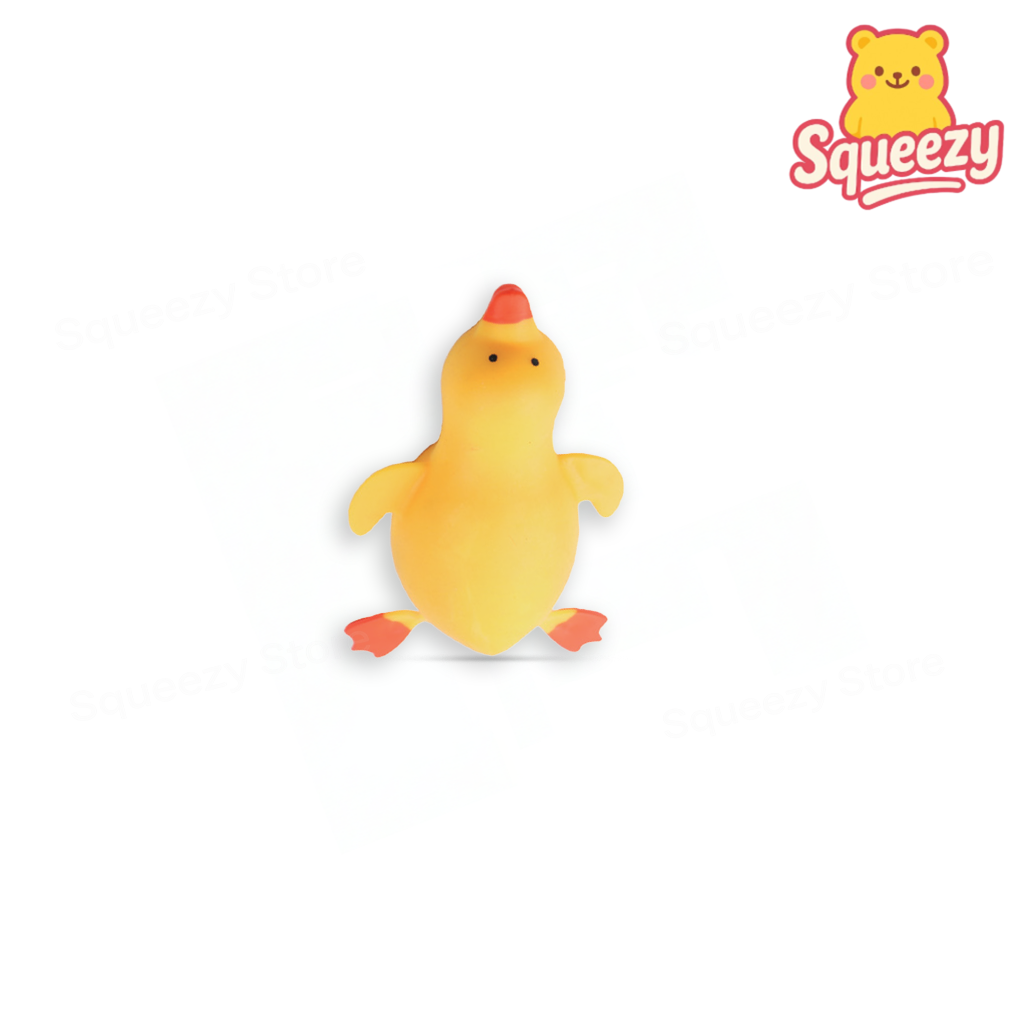 Jumbo Size EVA Lucky Duck giant yellow soft stress relief toy made from durable EVA foam.