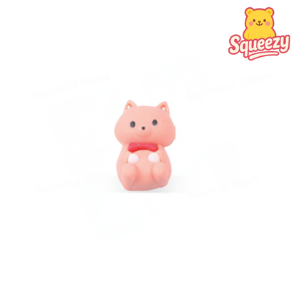 Orange Cat Squishy — Orange Cat Squishy mini slow-rising stress relief toy.