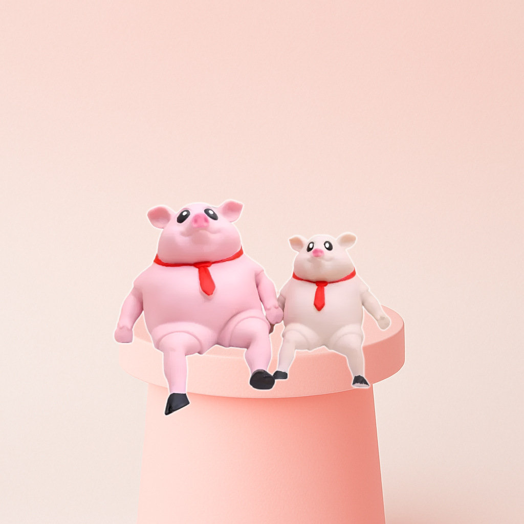 Pig Squishy Stress Relief Toy