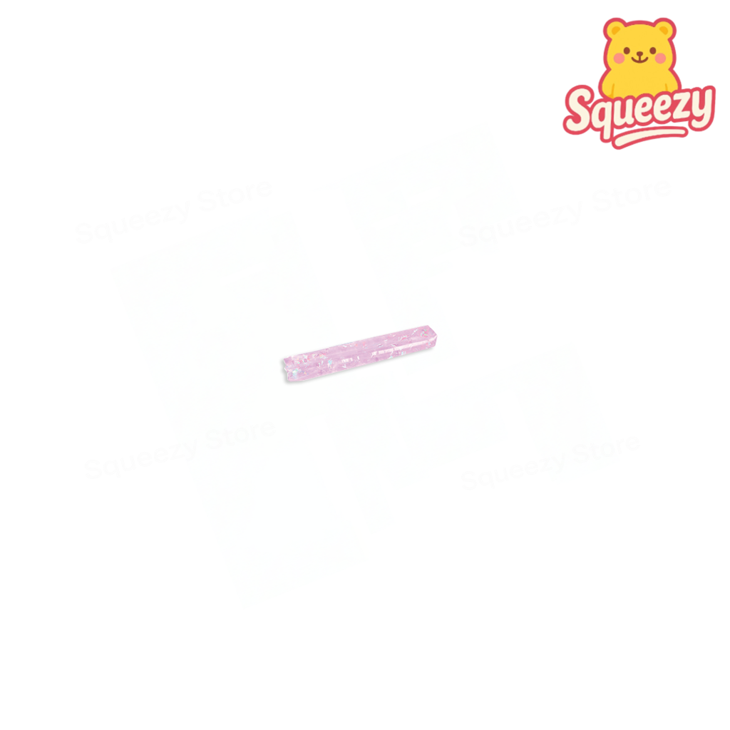 Pink Super Long Water Wiggler stress relief toy with slippery water-filled design.