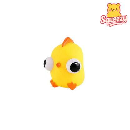 chicken Pop Eyes Squeezy Stress Relief Toy